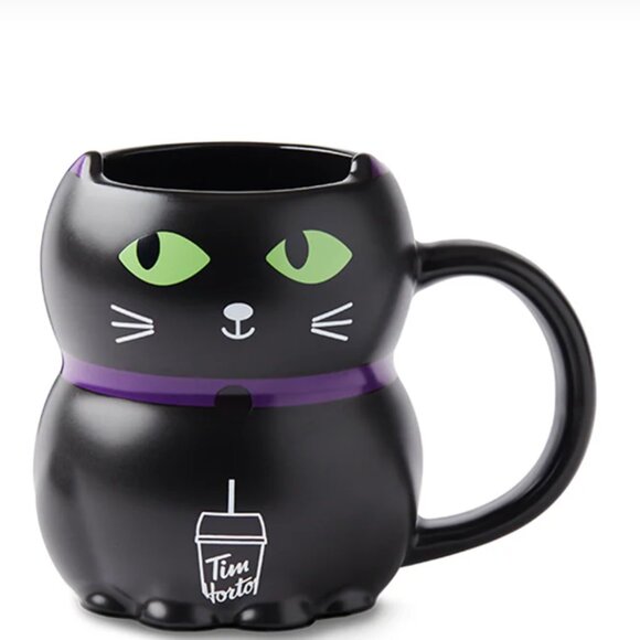 20oz Figural Mug - Black Cat - Picture 1 of 2